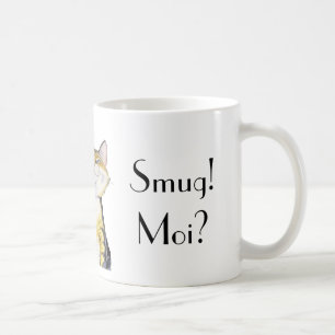"Eingebildet! Moi?" Tassenentwurf Tasse