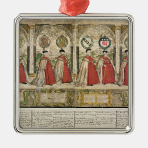 Eingebildete zusammengesetzte Prozession Ornament Aus Metall