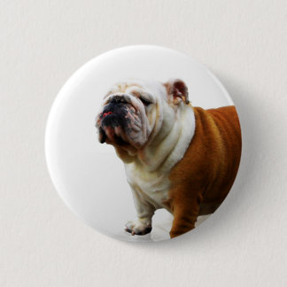 Eingebildetes Bulldoggen-Button Button