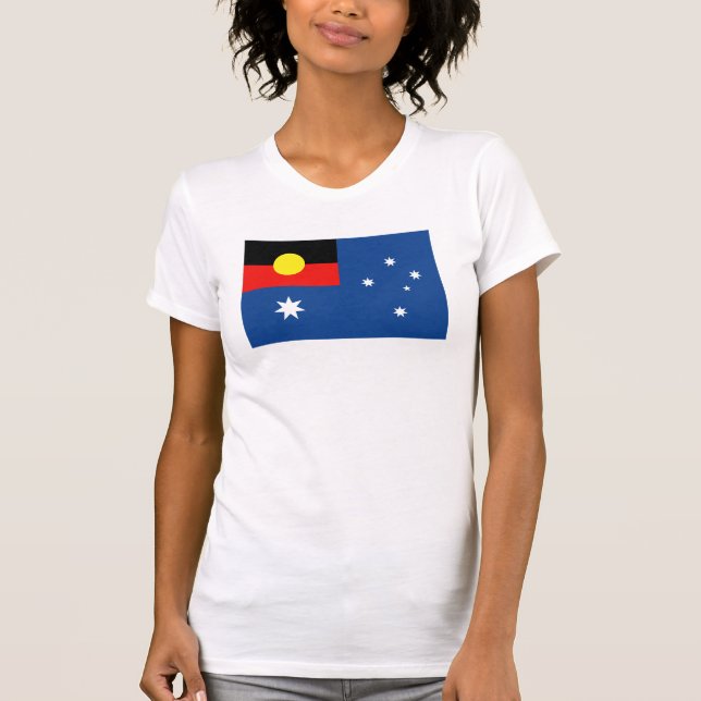 Eingeborene Australien-Flagge T-Shirt (Vorderseite)