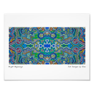 Eingeborene inspirierte Punktentwürfe durch Gina Fotodruck