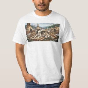 Eingeborener Malamute T-Shirt