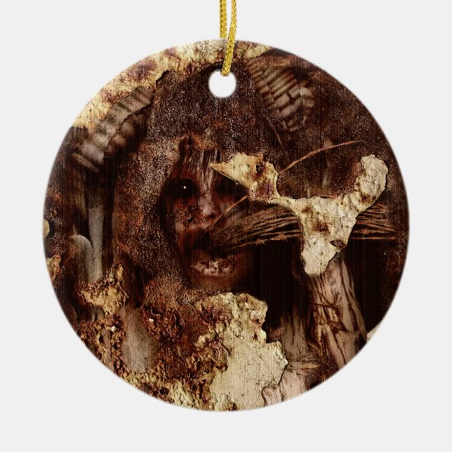 eingefangen keramik ornament (Vorne)