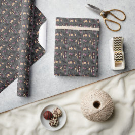 Eingefangene Ängste- Rose Geschenkpapier