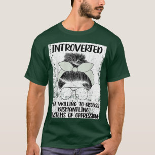 eingeführt, aber willens, über die Demontage von S T-Shirt