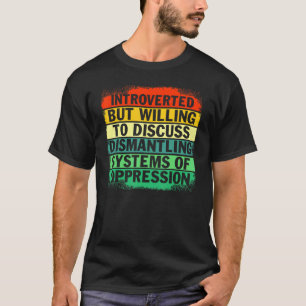 eingeführt, aber willens, über die Demontage von S T-Shirt