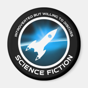 eingeführt, aber willens, über Science Fiction zu  Magnet