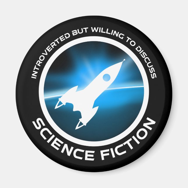 eingeführt, aber willens, über Science Fiction zu  Magnet (Vorne)