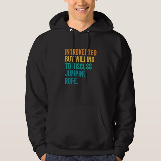 eingeführt, aber willens zu diskutieren Springreit Hoodie (Vorderseite)