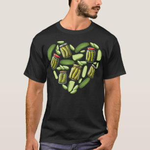 Eingelegte Herz Gurke - Dill Gurkenliebhaber Einma T-Shirt