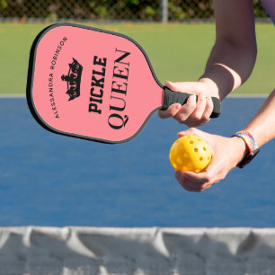 Eingelegte Königin personalisiertes Pickleball-Pad Pickleball Schläger