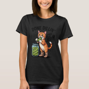 Eingelegte Orange Katze Fertig Herumalbern mit Euc T-Shirt