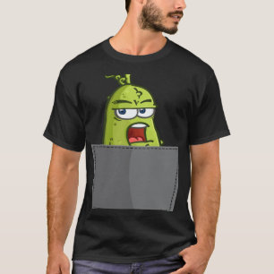 Eingemachte Falsche Tasche Dill Gurke Vegane Leben T-Shirt