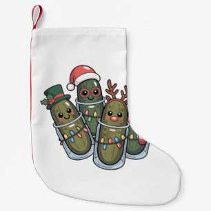 Eingemachtes mit Rentiershörnern Santa Eingemachte Kleiner Weihnachtsstrumpf