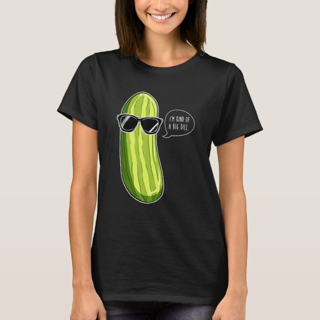 Eingemachtes Sonnenbrille Gemüse Große Dill Für Ve T-Shirt (Vorderseite)