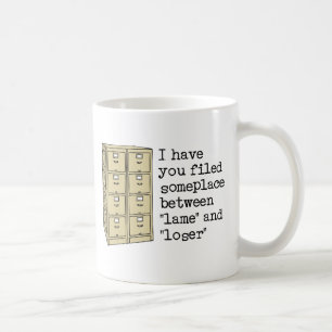 Eingeordnet zwischen Lame und Loser Lustiger Belei Tasse