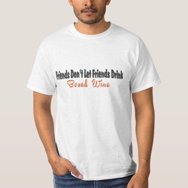 Eingepackter Wein T-Shirt (Vorderseite)
