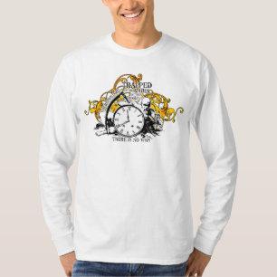 Eingeschlossen im bernsteinfarbigen T-Shirt
