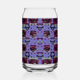 Eingeschlossene Himmel-Flammen-Rosen Dosenglas