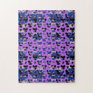 Eingeschlossene Himmel-Flammen-Tulpen Puzzle