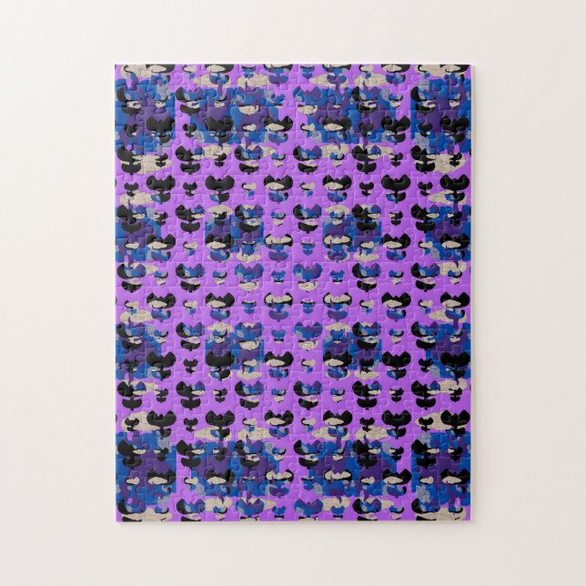 Eingeschlossene Himmel-Flammen-Tulpen Puzzle (Vertikal)