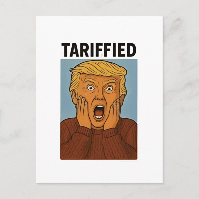 Eingeschlossene Residenzen I stehen mit Pinguinen Ankündigungspostkarte (Vorderseite)