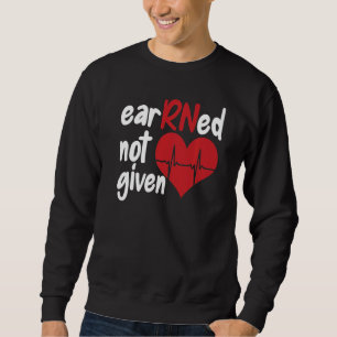 Eingeschriebene Krankenschwester Sweatshirt