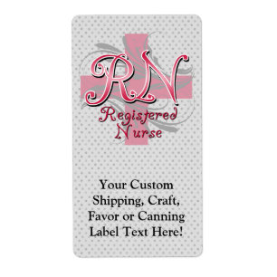 Eingeschriebene Krankenschwestern, rosa Wirbel