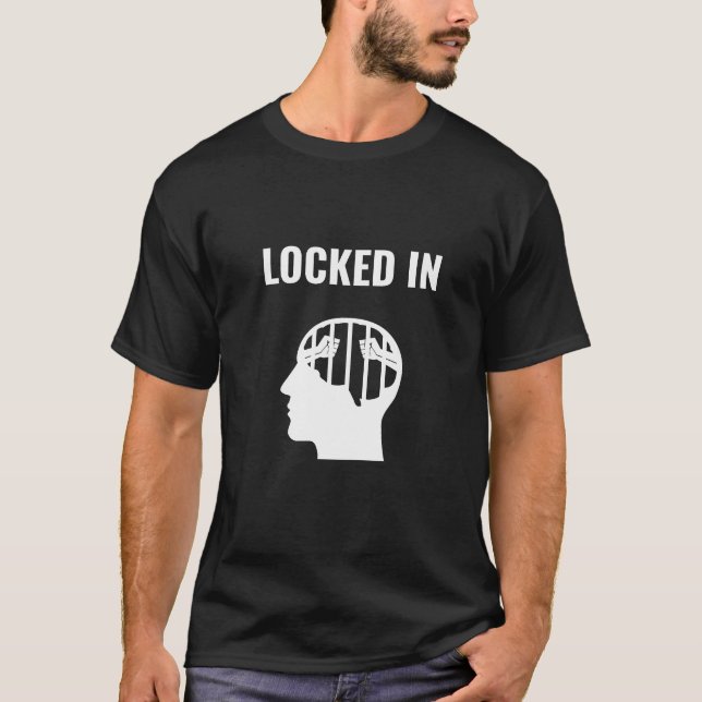 Eingesperrt – Motivationsfokus T-Shirt (Vorderseite)