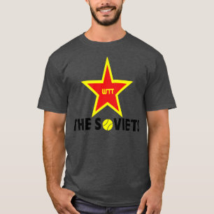 Eingestellt Die Sowjets Team Tennis 1977 T-Shirt