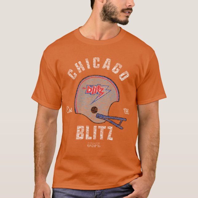 Eingestellte Serie 1983 Chicago Blitz T-Shirt (Vorderseite)