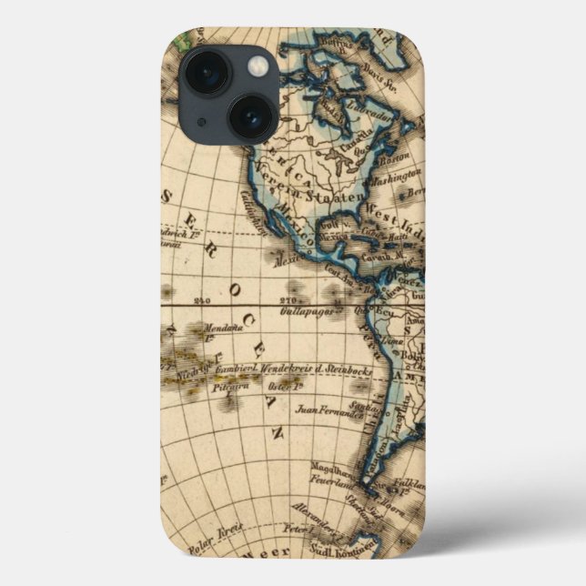 Eingestufte Western Hemisphäre-Karte Case-Mate iPhone Hülle (Rückseite)