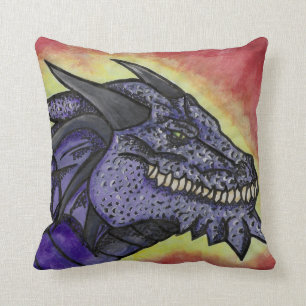 Eingestufter Drache Kissen