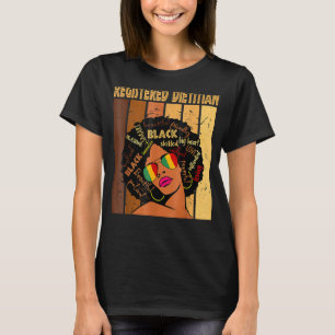 Eingetragene Diätistische Geschichte Königin Melan T-Shirt