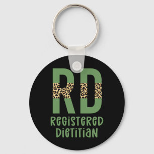 Eingetragene Geschenke von Dietitian Cheetah Schlüsselanhänger