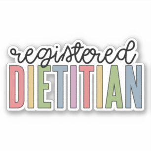 Eingetragene mehrfarbige FuE-Geschenke Aufkleber