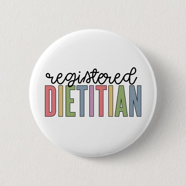 Eingetragene mehrfarbige FuE-Geschenke Button (Vorderseite)