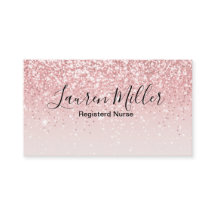 Eingetragener rosafarbener Glitzer Krankenversiche