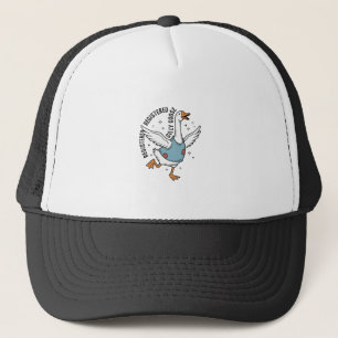 Eingetragenes Silly Goose Vintage Vector-Shirt-Des Truckerkappe