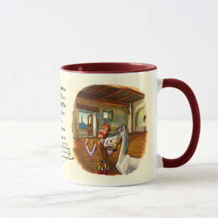 Eingeweiht Rocinante, DON QUICHOTE Pferd Tasse