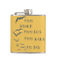 Eingewickelte Flasche "Furcht und Verabscheuen in