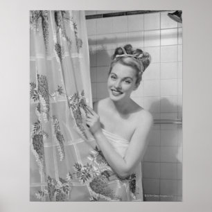Eingewickelte Frau Poster
