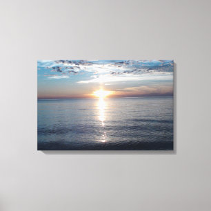 Eingewickelte Leinwand Sonnenuntergang über dem Ka