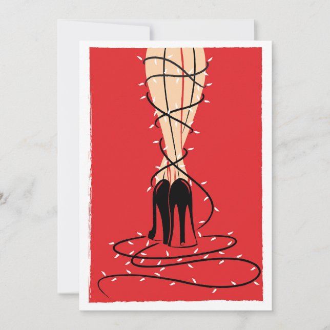 Eingewickelte oben Einladung (Vorderseite)