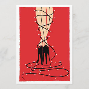 Eingewickelte oben Einladung