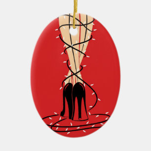 Eingewickelte oben ovale Verzierung Keramik Ornament