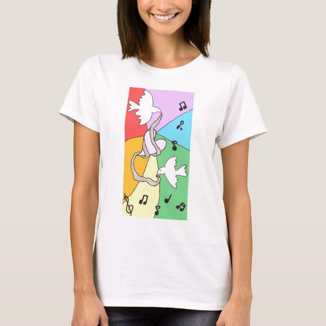 Eingewickeltes Herz T-Shirt (Vorderseite)