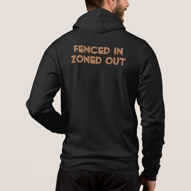 eingezäunt hoodie (Rückseite)