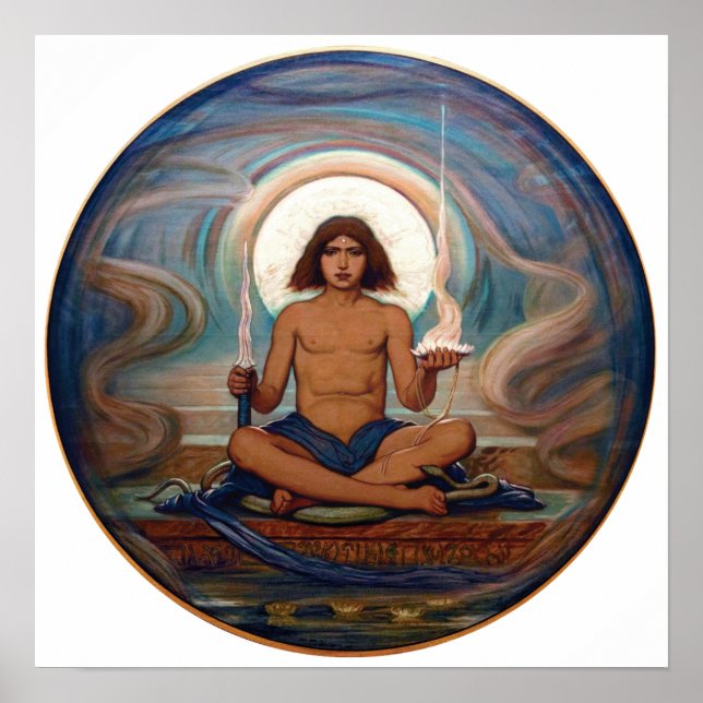 Einhaltung des Schwellenwerts durch Elihu Vedder Poster (Vorne)