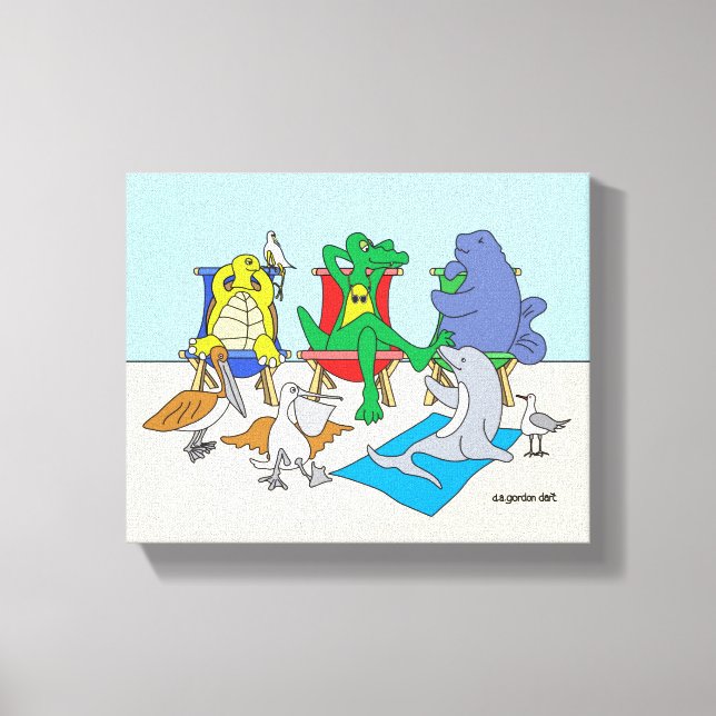 Einheimische 8x10 Canvas Print Leinwanddruck (Vorderseite)